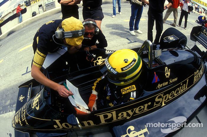 Ayrton Senna i Gérard Ducarouge