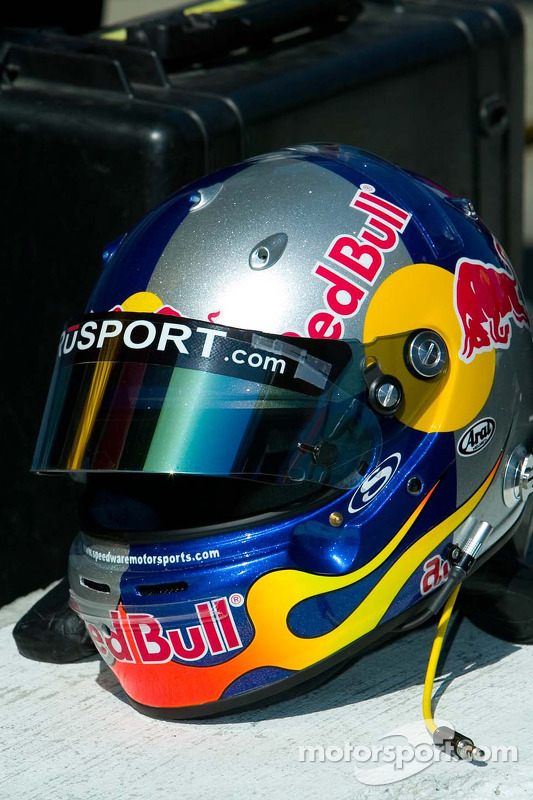 Casque de A.J. Allmendinger