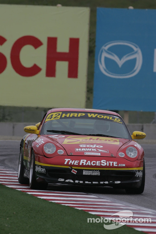 #42 Team Sahlen Porsche 996: Tomy Drissi, Joe Nonnamaker