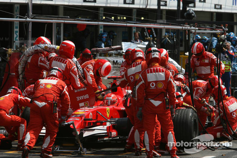 Pitstopp von Michael Schumacher