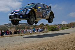 Andreas Mikkelsen y Ola Floene, Volkswagen Polo WRC, Volkswagen Motorsport