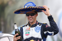 Le vainqueur Sébastien Ogier, Volkswagen Polo WRC, Volkswagen Motorsport