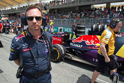 Christian Horner, Red Bull Racing Director del equipo en la parrilla