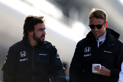 Fernando Alonso, McLaren Honda et Jenson Button, McLaren Honda