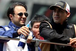 Felipe Massa, Williams F1 Team y Pastor Maldonado, Lotus F1 Team