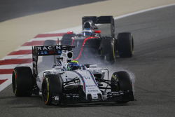 Felipe Massa, Williams FW37 bloqueo de frenos