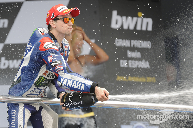 El ganador de la carrera, Jorge Lorenzo, Yamaha Factory Racing