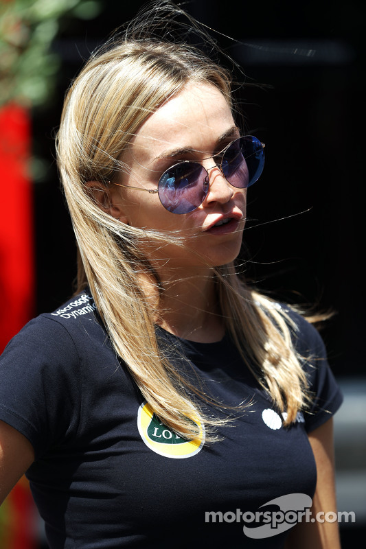 Carmen Jorda, Lotus F1 Team, Pilota collaudatrice
