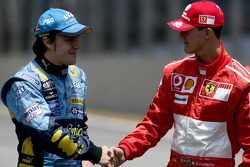 Fernando Alonso y Michael Schumacher