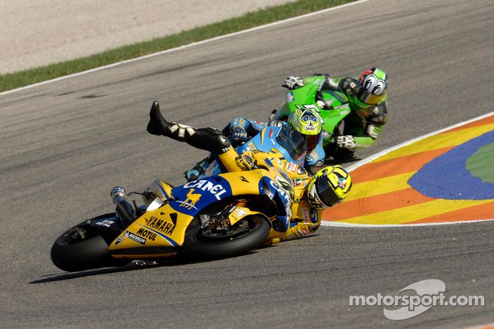 Caída de Valentino Rossi