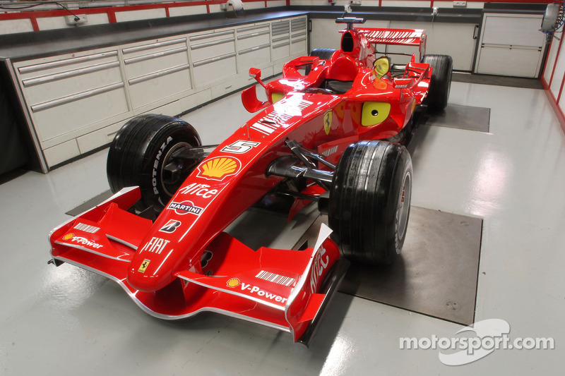 Preview of the new Ferrari F2007 in the Ferrari shop in Maranello