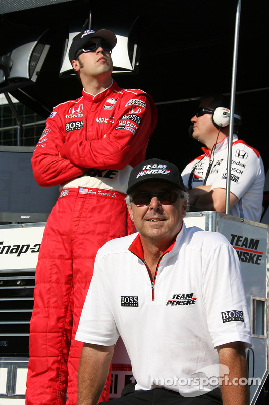 Sam Hornish Jr. et Rick Mears