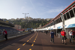 La pitlane
