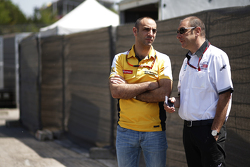 Bruno Michel avec Cyril Abiteboul, Renault Sport F1