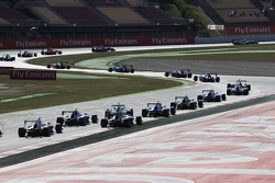 Auto GP3 alla partenza