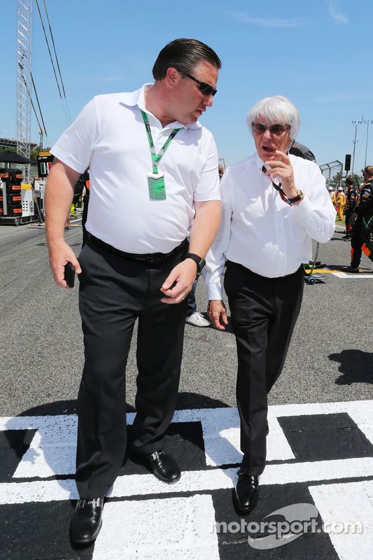 Bernie Ecclestone y Zak Brown, el marketing internacional