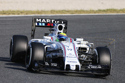 Felipe Massa, Williams FW37 avec différents équipements de télémétrie