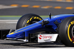Marcus Ericsson, Sauber C34 avec une caméra visant l'aileron avant
