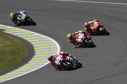 Andrea Dovizioso, Andrea Iannone, Ducati Team, Marc Marquez, Repsol Honda Team et Valentino Rossi, Yamaha Factory Racing