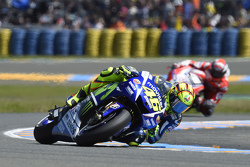 Valentino Rossi, Yamaha Factory Racing et Andrea Dovizioso, Ducati Team