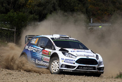 Ott Tanak et Molder Raigo, M-Sport Ford Fiesta WRC