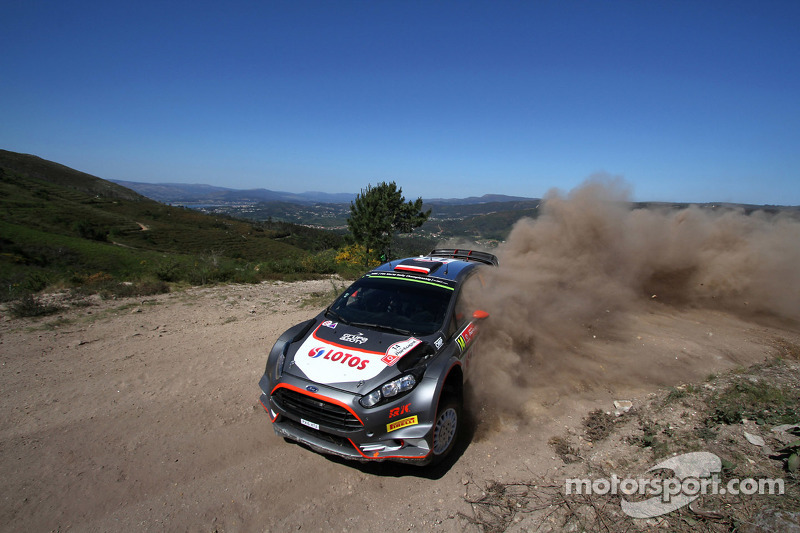 Robert Kubica dan Maciek Szczepaniak, Ford Fiesta WRC