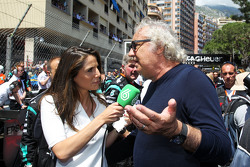 Flavio Briatore in der Startaufstellung