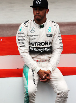 Lewis Hamilton, Mercedes AMG F1 sur le podium
