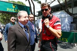 Graeme Lowdon, Manor F1 Team, con Jean Todt, Presidente de la FIA