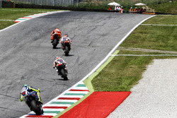 Andrea Iannone, Ducati Team, Marc Marquez et Dani Pedrosa, Repsol Honda Team, et Valentino Rossi, Yamaha Factory Racing
