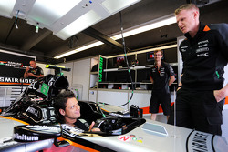 Javier Hernández, Manchester Utd Jugador de fútbol con el Sahara Force India F1 Team