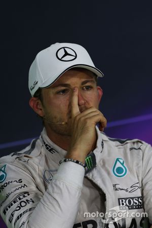 Nico Rosberg, Mercedes AMG F1, en conferencia de prensa