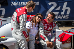 #7 Audi Sport Team Joest Audi R18 e-tron quattro: Marcel Fässler, Benoit Tréluyer com Leena Gade