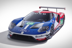 The new Ford GT that will race at Le Mans