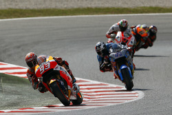 Marc Marquez, Repsol Honda Team; Scott Redding, Marc VDS Racing, Honda; Danilo Petrucci, Pramac Raci
