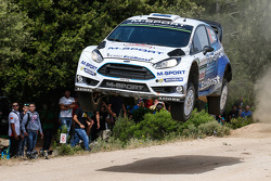 Ott Tanak et Molder Raigo, M-Sport Ford Fiesta WRC
