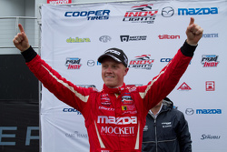 Podium: race winner Spencer Pigot