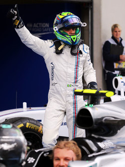 Фелипе Масса, Williams празднует третье место в закрытом парке