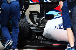 Susie Wolff, Williams FW37 Piloto de Desarrollo con una aleta nueva delante de la rueda trasera