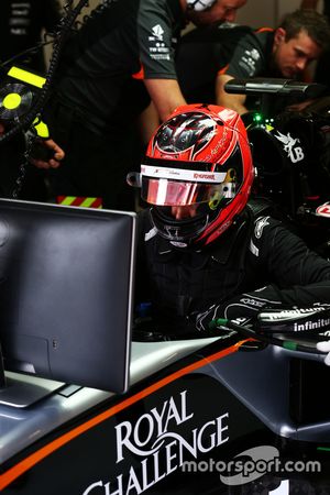 Esteban Ocon, Sahara Force India F1 VJM08 testrijder