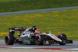 Esteban Ocon, pilote d'essais Sahara Force India F1 VJM08