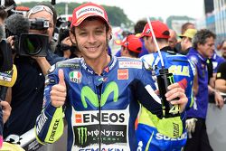Ganador de la pole Valentino Rossi, Yamaha Factory Racing
