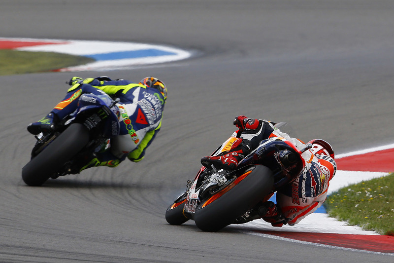 Valentino Rossi, Yamaha Factory Racing y Marc Marquez, Repsol Honda Team