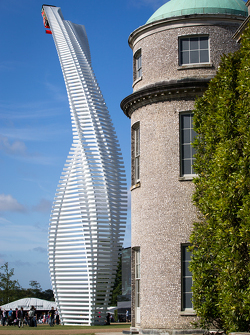 The Goodwood display featuring Mazda