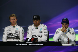 Conferencia de prensa de la FIA Nico Rosberg yLewis Hamilton, Mercedes AMG F1 y Felipe Massa, Willia