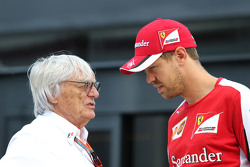 Берни Экклстоун и Себастьян Феттель, Scuderia Ferrari