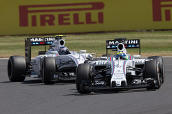 Felipe Massa, Williams FW37 lidera a Valtteri Bottas, Williams FW37