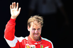 Terzo posto Sebastian Vettel, Scuderia Ferrari