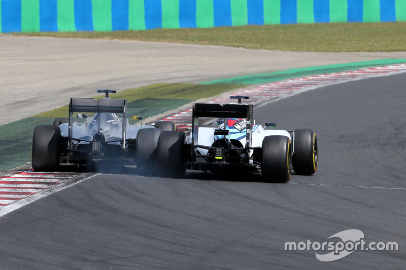 Lewis Hamilton, Mercedes AMG F1 Team e Felipe Massa, Williams F1 Team