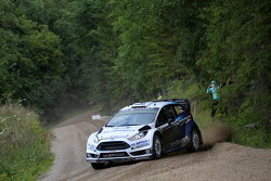 Ott Tanak e Molder Raigo, M-Sport Ford Fiesta WRC